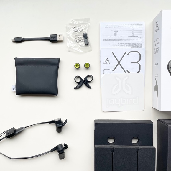 Jaybird X3 Sport Bluetooth Headphones, Blackout - Picture 5 of 16